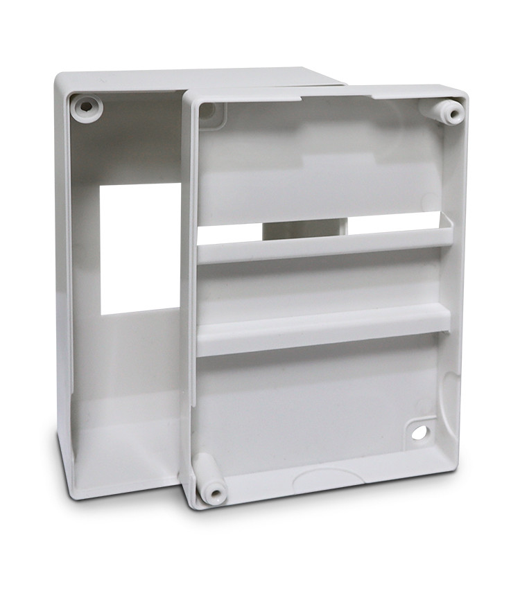 Caixa Plástica de Sobrepor para Disjuntor DIN de 3 e 4 Polos - QDS-4P Caixa Plástica de Sobrepor para Disjuntor DIN de 3 e 4 Polos - QDS-4P