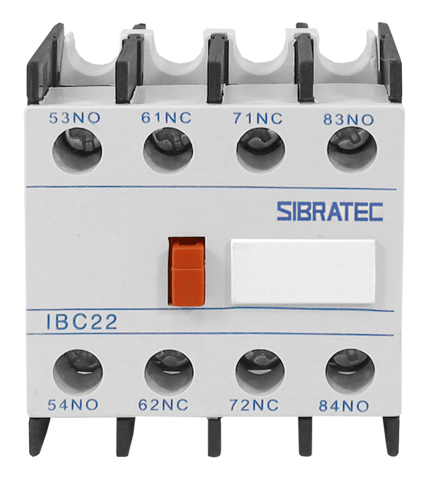 Bloco de Contato Auxiliar  2NA 2NF para Contatores de 9A até 32A  - IBC22