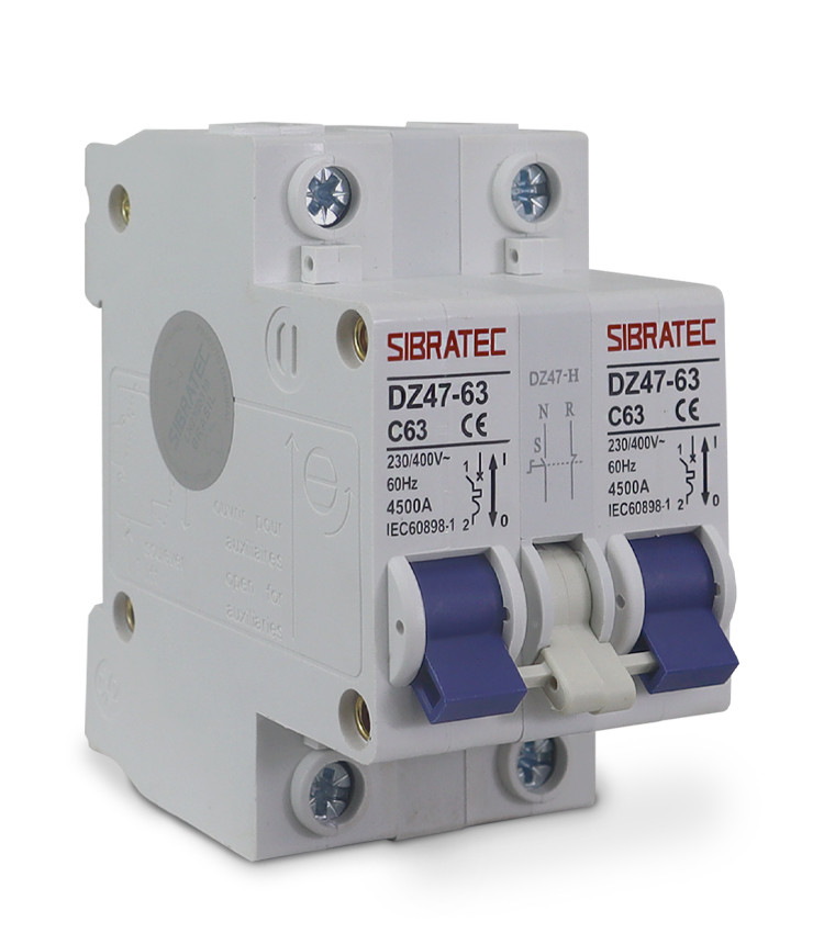 Chave de Transferência Manual 1 Polo 63A Trilho DIN Disjuntor Intertravado uso Rede Gerador - DZ-47 Chave de Transferência Manual 1 Polo 63A Trilho DIN Disjuntor Intertravado uso Rede Gerador - DZ-47