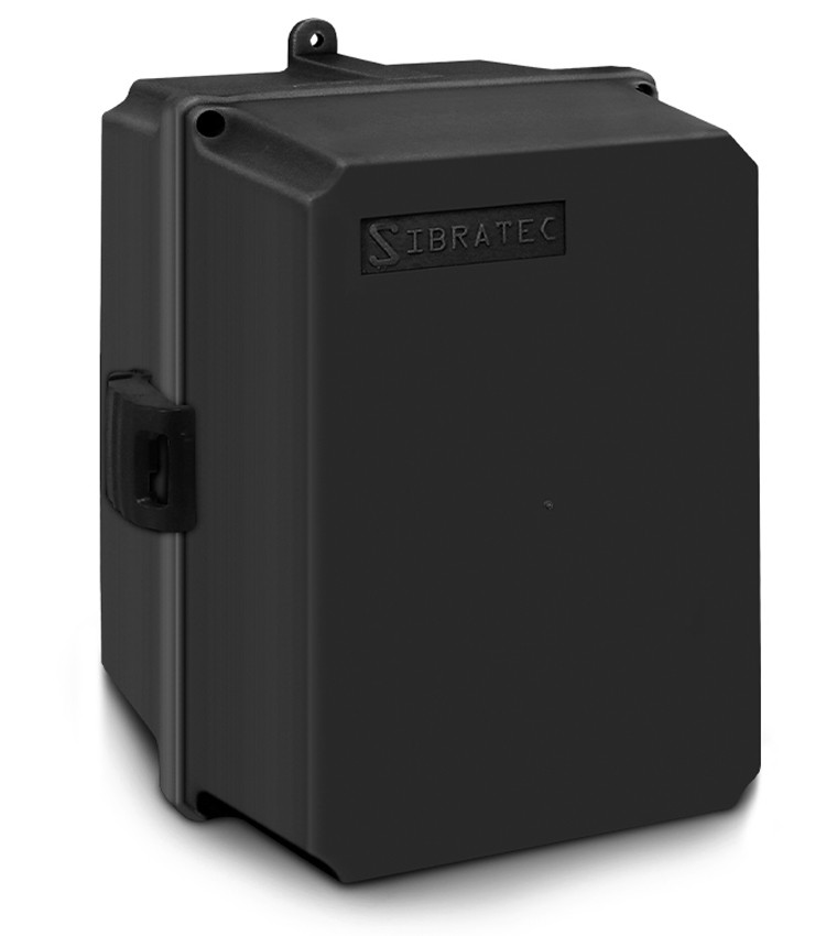 Quadro de Comando Caixa Plástica Preta P 20x14x14cm para Montagem de Materiais Elétricos - C201414-PT