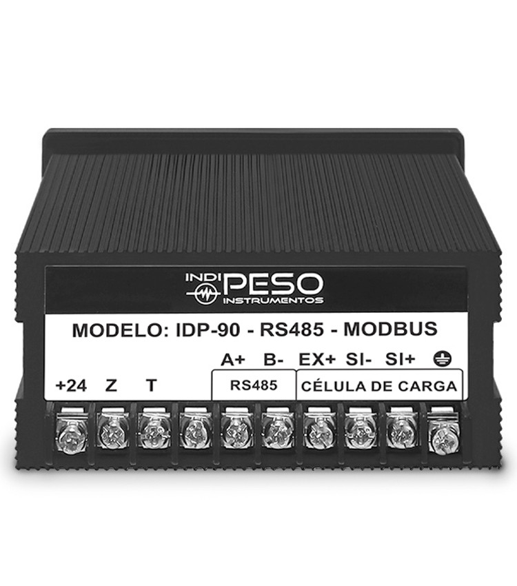 Indicador de Peso Porta RS485 Modbus RTU 24V 48x96mm - IDP-90P