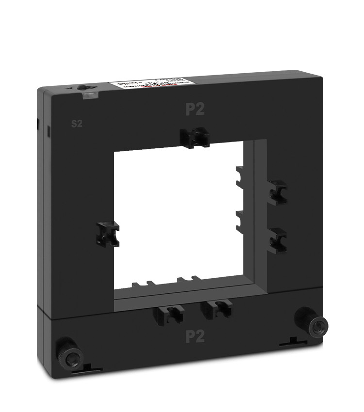 Transformador de Corrente (TC) Bipartido Relação de 800/5A Abertura 80x80mm - DP88 Transformador de Corrente (TC) Bipartido Relação de 800/5A Abertura 80x80mm - DP88
