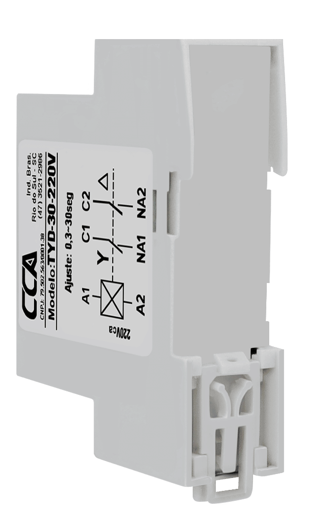 Relé Temporizador Analógico Estrela Triangulo 0-30s 220V