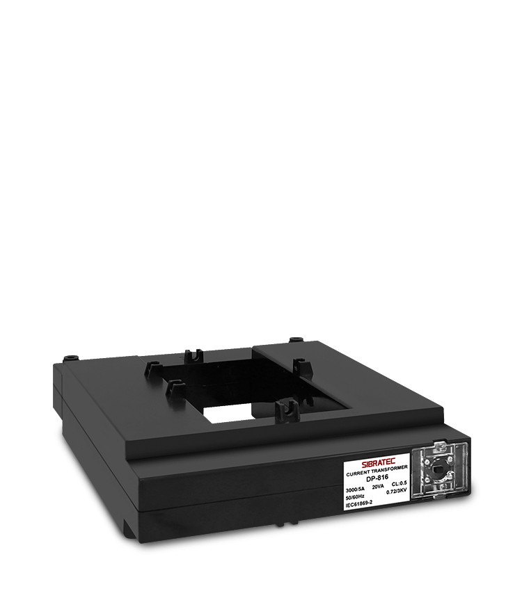Transformador de Corrente (TC) Bipartido Relação de 3000/5A Abertura 80x160mm - DP816 Transformador de Corrente (TC) Bipartido Relação de 3000/5A Abertura 80x160mm - DP816