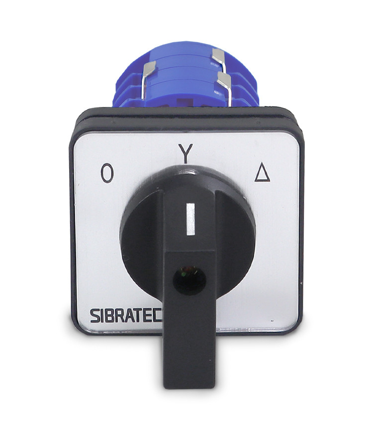 Chave Rotativa Manual Estrela Triangulo 3 Polos 63a para Porta De Painel - LW28-63A-YD Chave Rotativa Manual Estrela Triangulo 3 Polos 63a para Porta De Painel - LW28-63A-YD