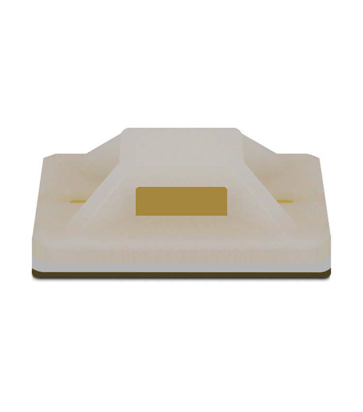 Suporte Auto Adesivo 30x30mm Fixador Abraçadeiras Branco Pacote 100 Peças Suporte Auto Adesivo 30x30mm Fixador Abraçadeiras Branco Pacote 100 Peças