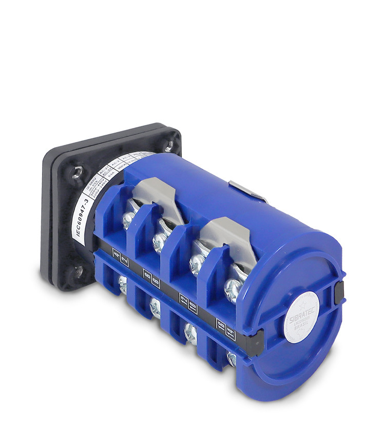 Chave Rotativa Manual Estrela Triangulo 3 Polos 63a para Porta De Painel - LW28-63A-YD Chave Rotativa Manual Estrela Triangulo 3 Polos 63a para Porta De Painel - LW28-63A-YD