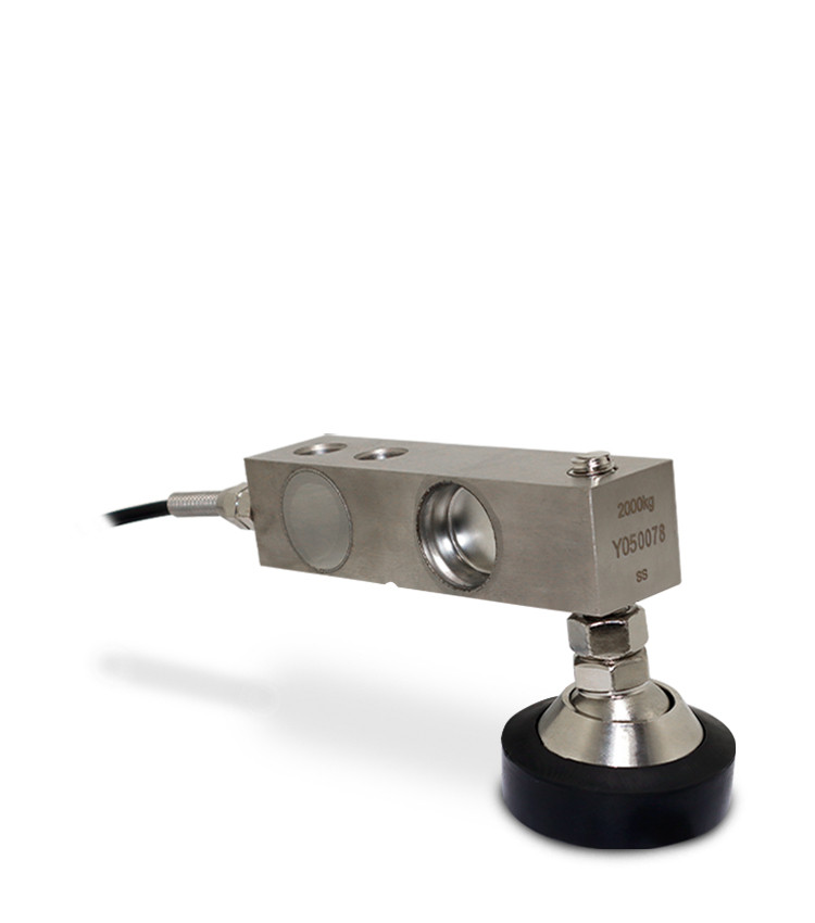 Célula de Carga Tipo I em INOX Capacidade 2.000Kg Rosca M16 e Pé Articulável - I130X2SS-2T