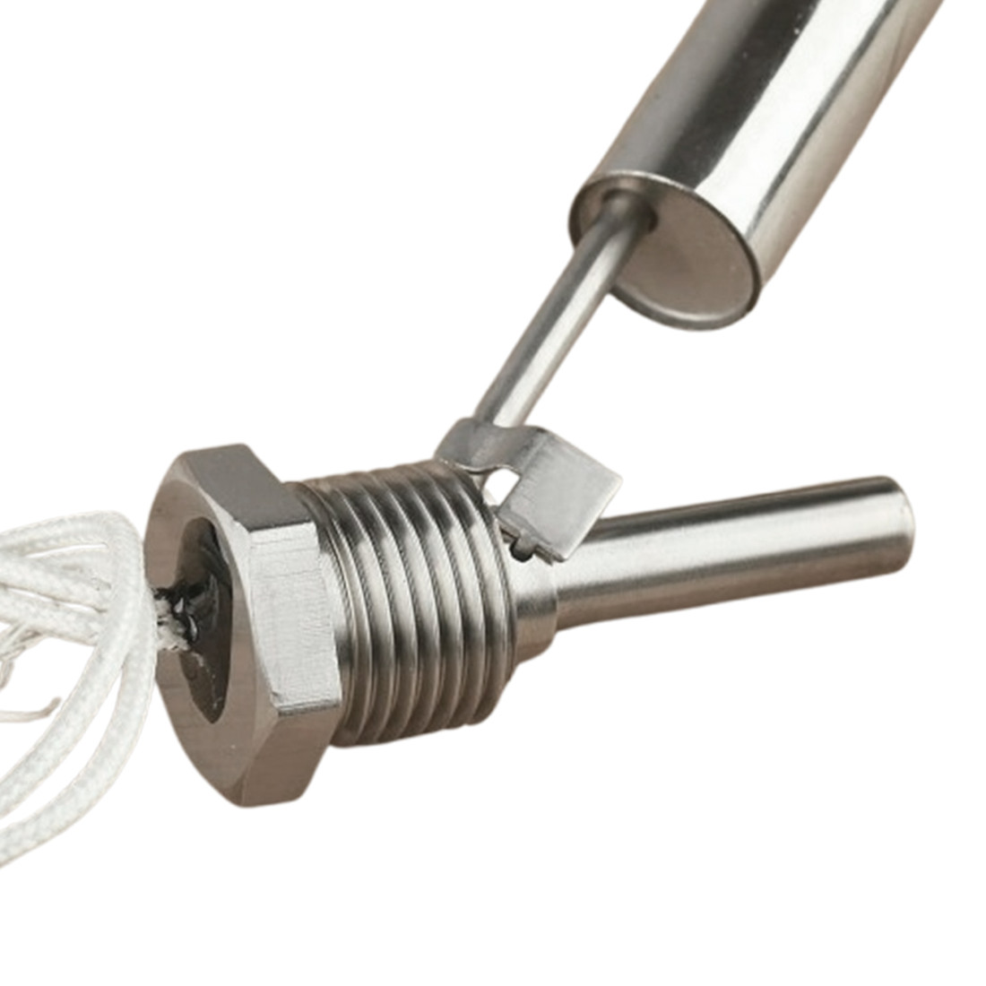 Chave Boia de Nível Aço Inox Rosca 1/2" Horizontal Cabo 30cm Chave Boia de Nível Aço Inox Rosca 1/2" Horizontal Cabo 30cm