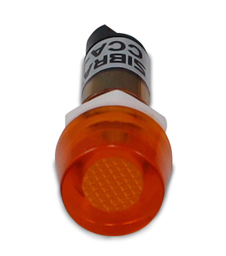 Sinaleiro LED Amarelo 12V-24V Padrão 9mm - Tipo "Olho de Boi" Sinaleiro LED Amarelo 12V-24V Padrão 9mm - Tipo "Olho de Boi"