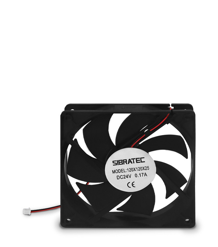 Ventilador Axial 120x120mm Plástico 24Vdc Industrial Ventilador Axial 120x120mm Plástico 24Vdc Industrial