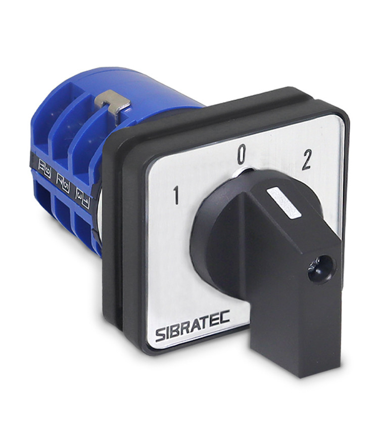 Chave Reversora Rotativa Trifásica 32A (1-0-2) Porta de Painel - LW26R Chave Reversora Rotativa Trifásica 32A (1-0-2) Porta de Painel - LW26R