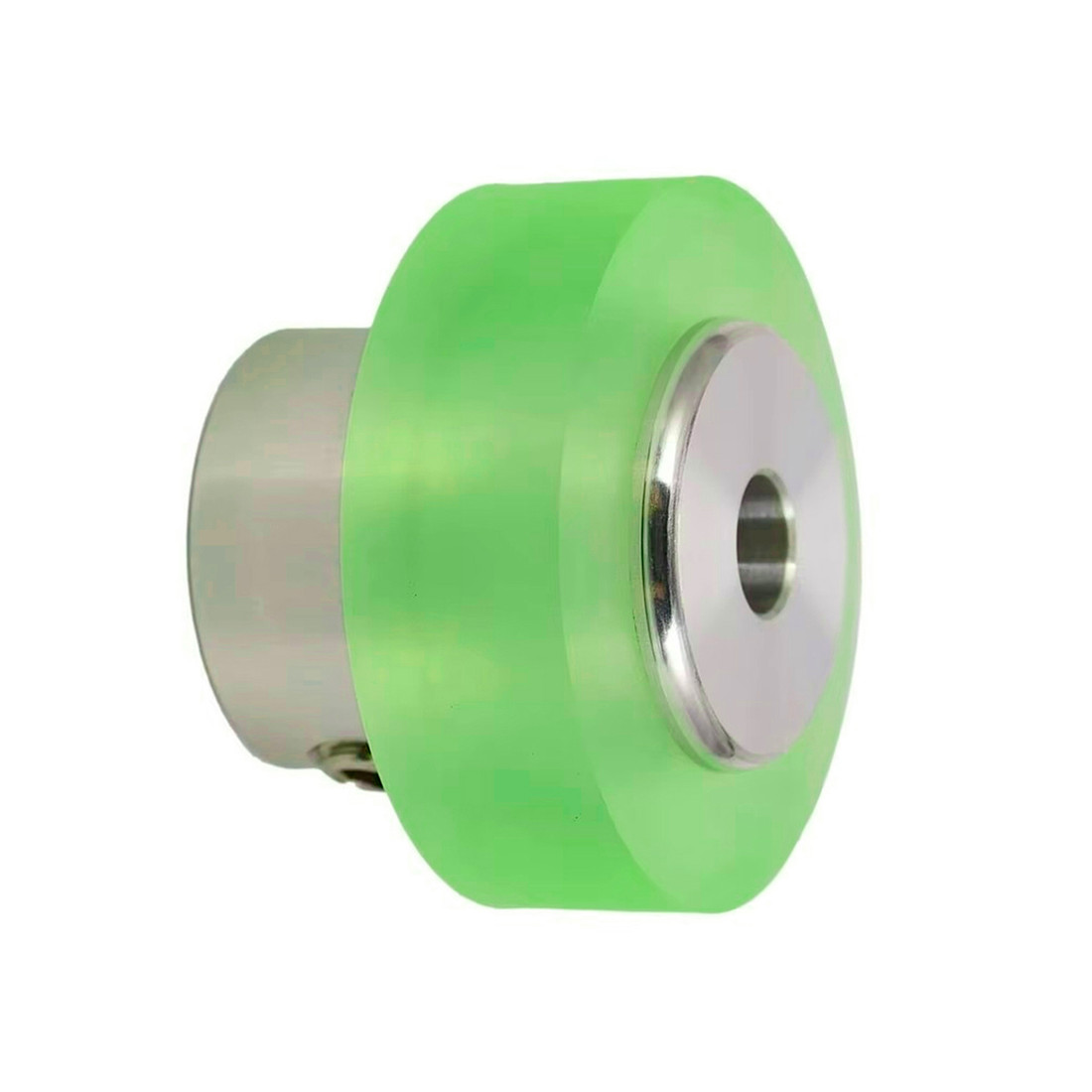 Roda Roldana de Silicone 100mm para Encoder Eixo 6mm