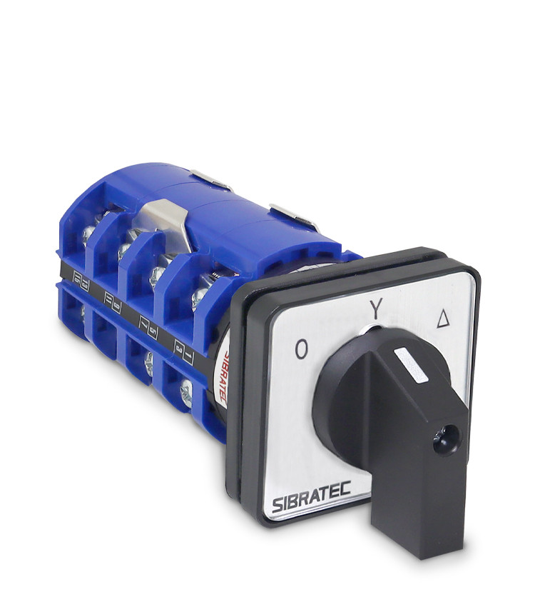 Chave Rotativa Manual Estrela Triangulo 3 Polos 63a para Porta De Painel - LW28-63A-YD Chave Rotativa Manual Estrela Triangulo 3 Polos 63a para Porta De Painel - LW28-63A-YD