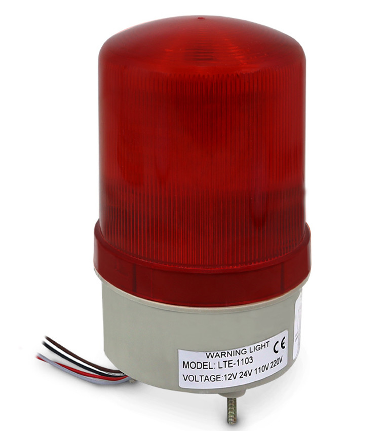 Sinalizador Giratório Vermelho com Buzzer 12V-220V (AC/DC) Giroflex - LTE1101 Sinalizador Giratório Vermelho com Buzzer 12V-220V (AC/DC) Giroflex - LTE1101