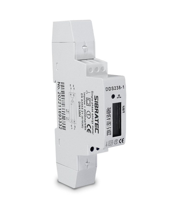 Medidor de Energia kWh Monofásico Medição Direta até 50A - DDS238-1