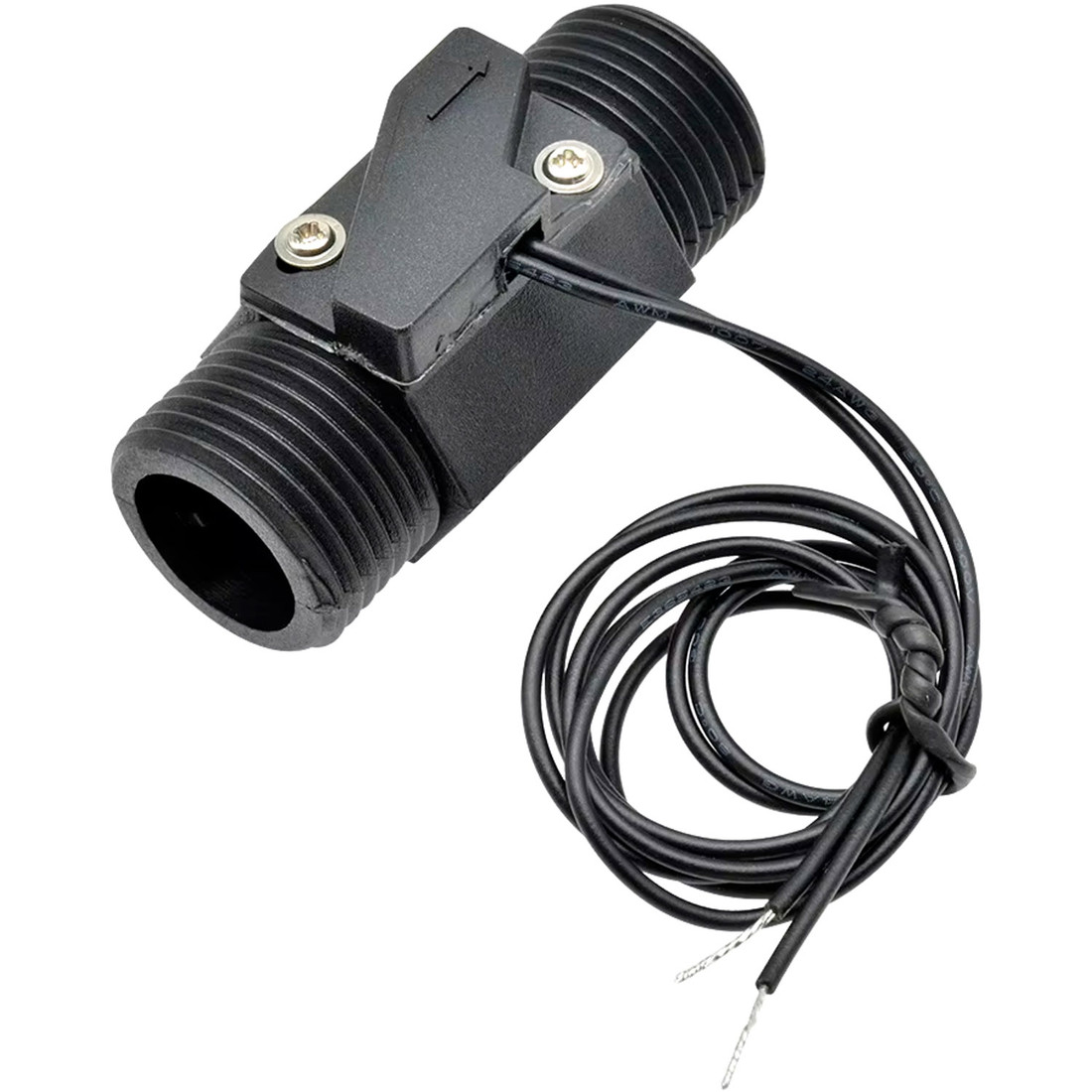 Sensor De Fluxo De Água Plástico Magnético Detector de Vazão G1/2 1NA Sensor De Fluxo De Água Plástico Magnético Detector de Vazão G1/2 1NA