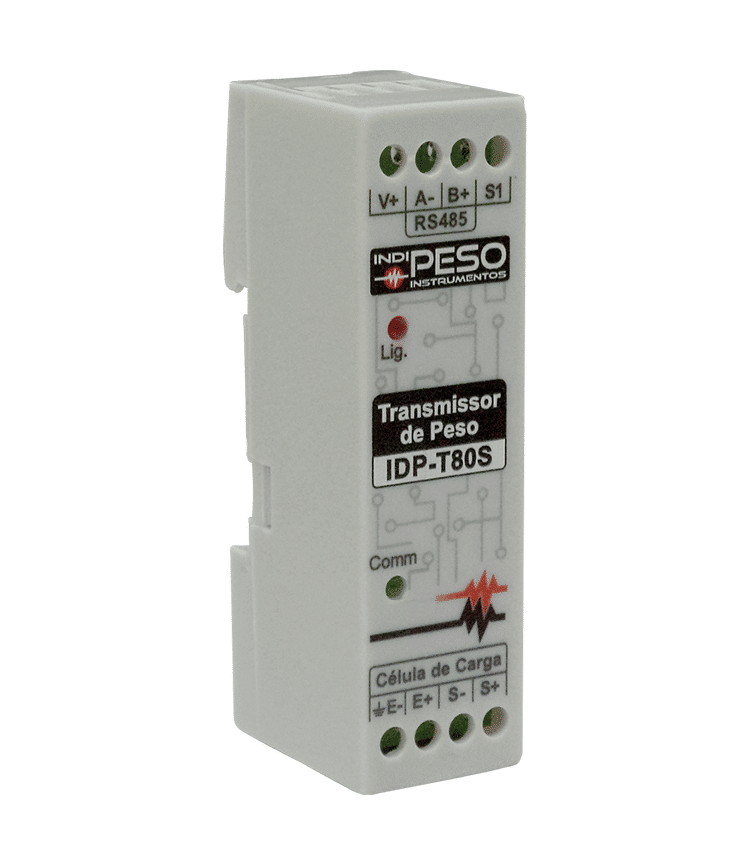 Conversor De Peso para Célula Carga Programável Rs485 + Saída Digital e Analógica Conversor De Peso para Célula Carga Programável Rs485 + Saída Digital e Analógica