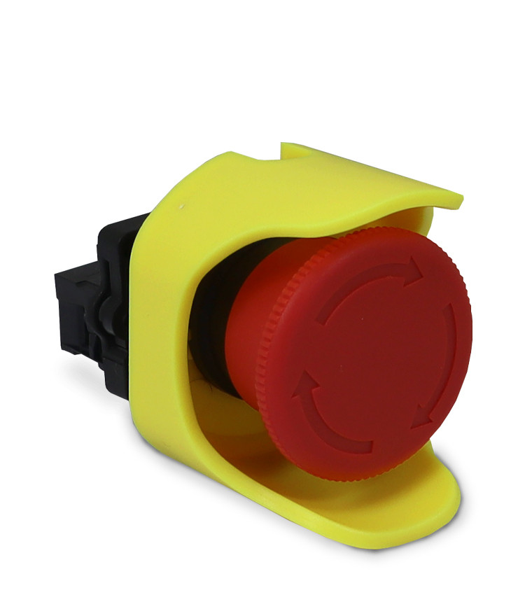 Protetor Plástico Guarda Alta para Botão de Emergência 22mm - P20-PA