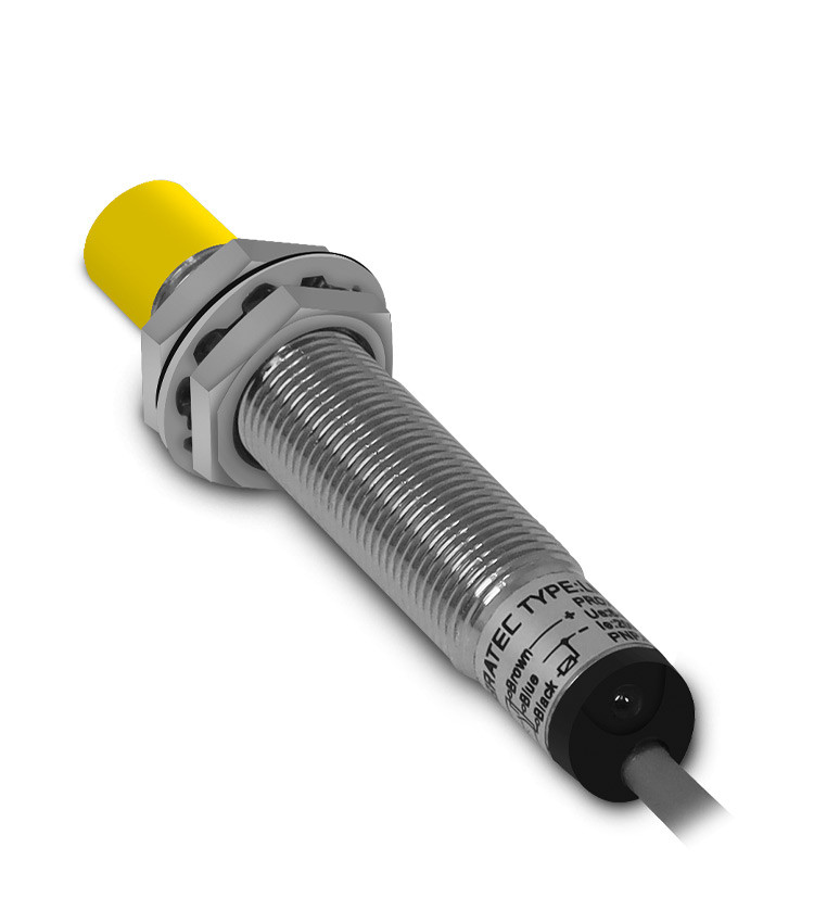 Sensor Indutivo não Faceado 12mm PNP-NA 6-36V Range 4mm com 3 Fios - LM12-3004PA Sensor Indutivo não Faceado 12mm PNP-NA 6-36V Range 4mm com 3 Fios - LM12-3004PA