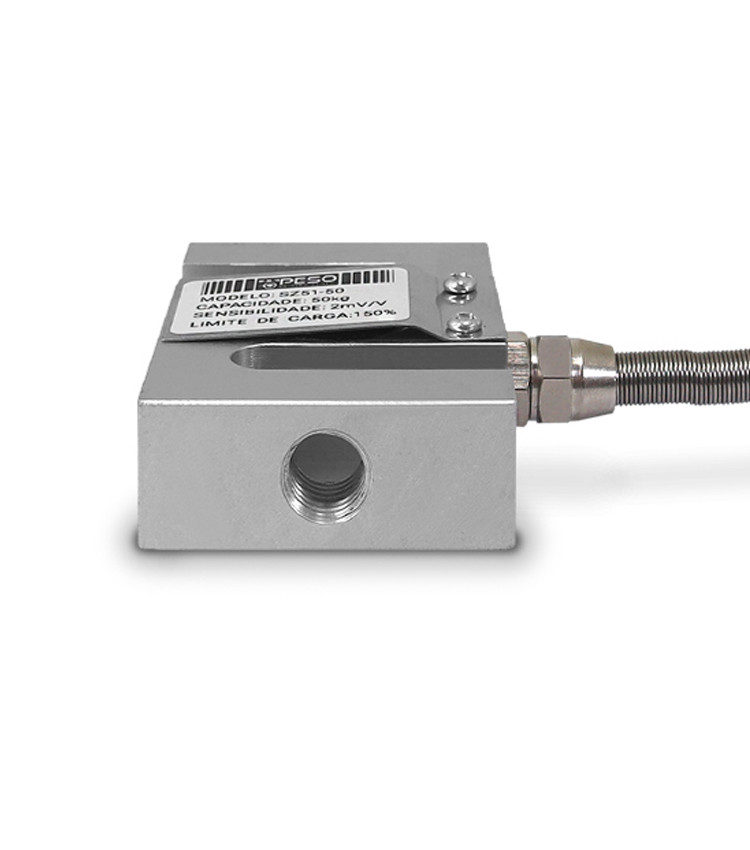 Célula de Carga tipo Z de Tração Capacidade 50Kg Rosca M12 - SZ51-50 Célula de Carga tipo Z de Tração Capacidade 50Kg Rosca M12 - SZ51-50