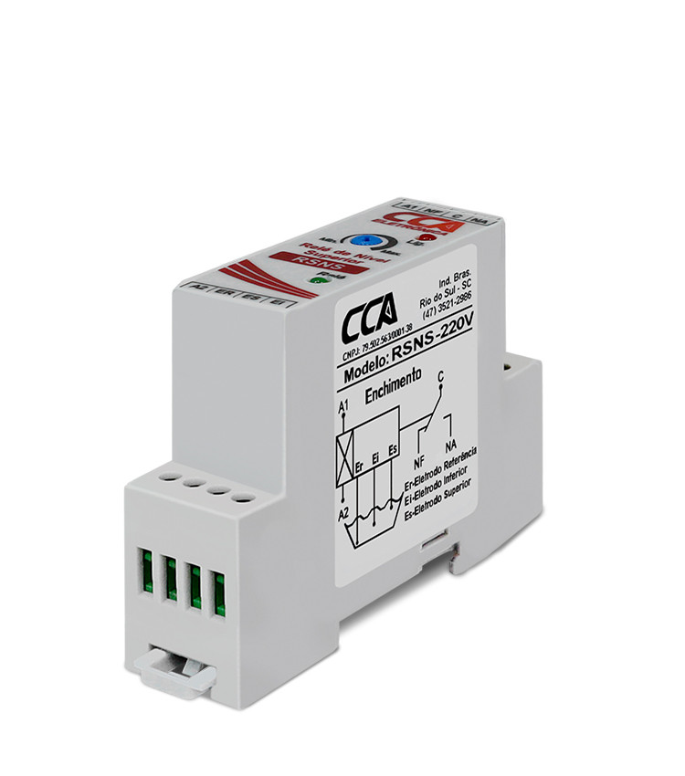 Relé de Nível Superior 220V Controle de Enchimento 2 ou 3 Eletrodos - RSNS