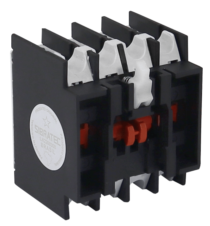 Bloco de Contato Auxiliar  2NA 2NF para Contatores de 9A até 32A  - IBC22