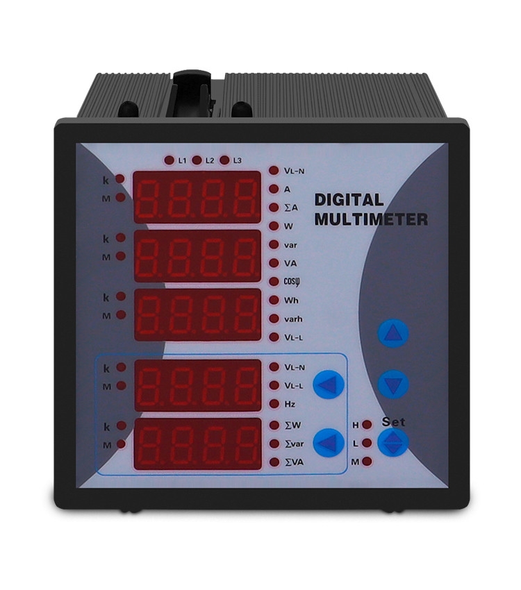 Multimedidor Trifásico (Tensão, Corrente e Frequência) Sem Saída 96x96mm - AOB292E-9X5