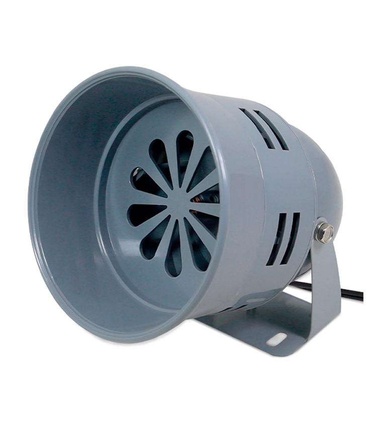 Sirene Sonora Industrial Motorizada 110dB 220V Diâmetro 12,8cm - MS-290