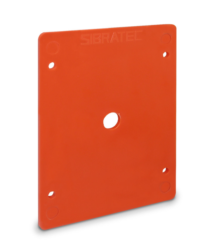 Placa de Montagem 16,5x12cm para Quadro P 20x14x14cm Plástico cor Laranja Placa de Montagem 16,5x12cm para Quadro P 20x14x14cm Plástico cor Laranja