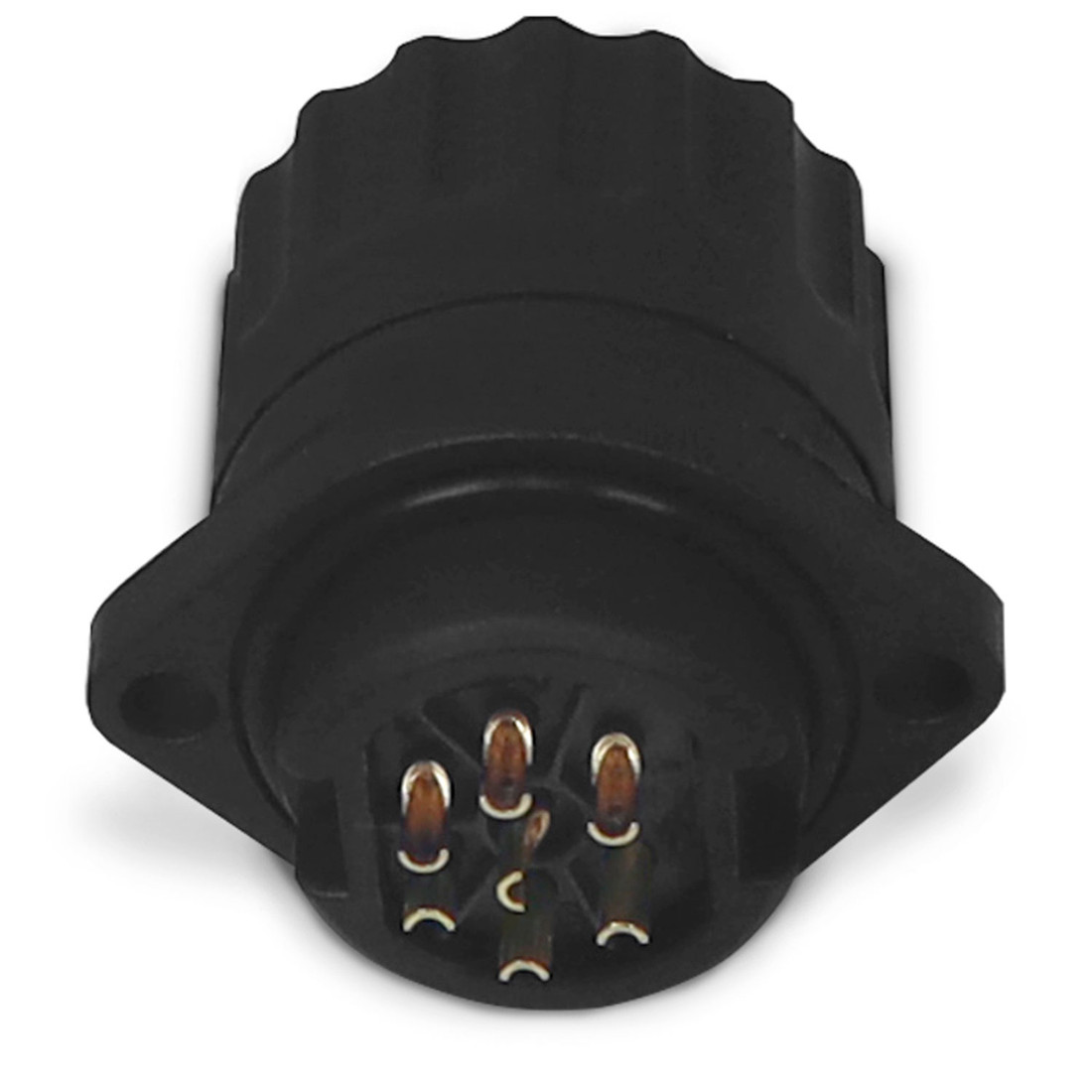 Conector Blindado Macho com 7 Vias para Embutir com Tampa WA22