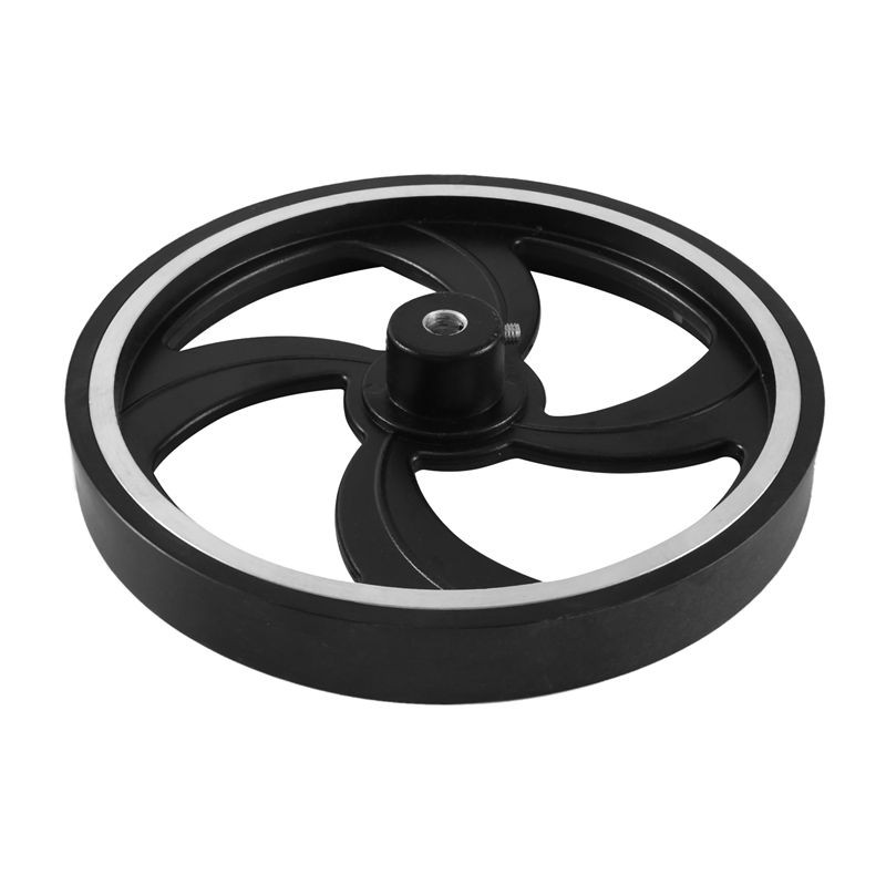Roda Roldana Metálica com Borracha 500mm de Perímetro para Encoder Eixo 6mm Roda Roldana Metálica com Borracha 500mm de Perímetro para Encoder Eixo 6mm