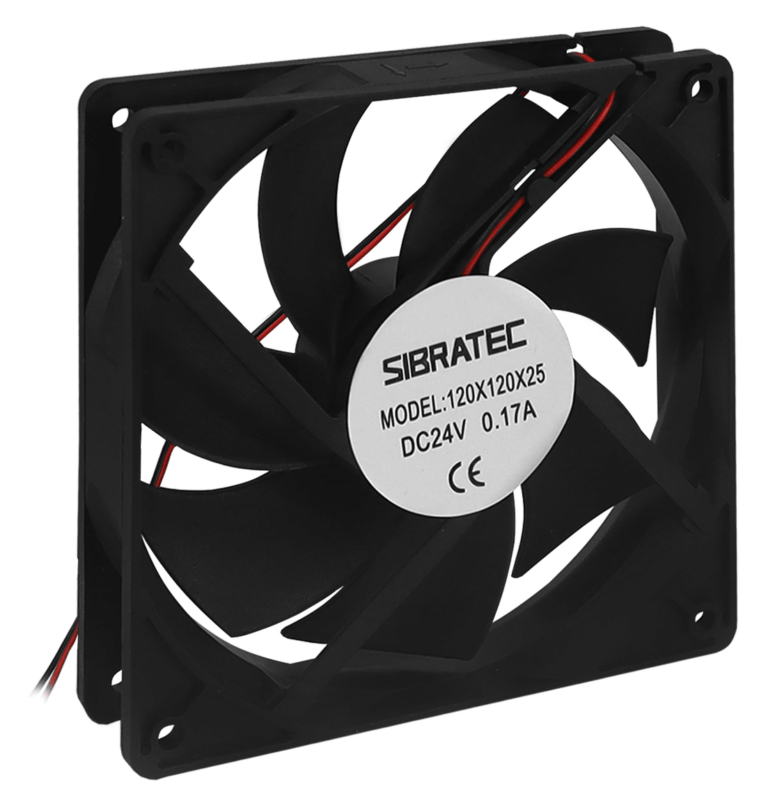 Ventilador Axial 120x120mm Plástico 24Vdc Industrial Ventilador Axial 120x120mm Plástico 24Vdc Industrial