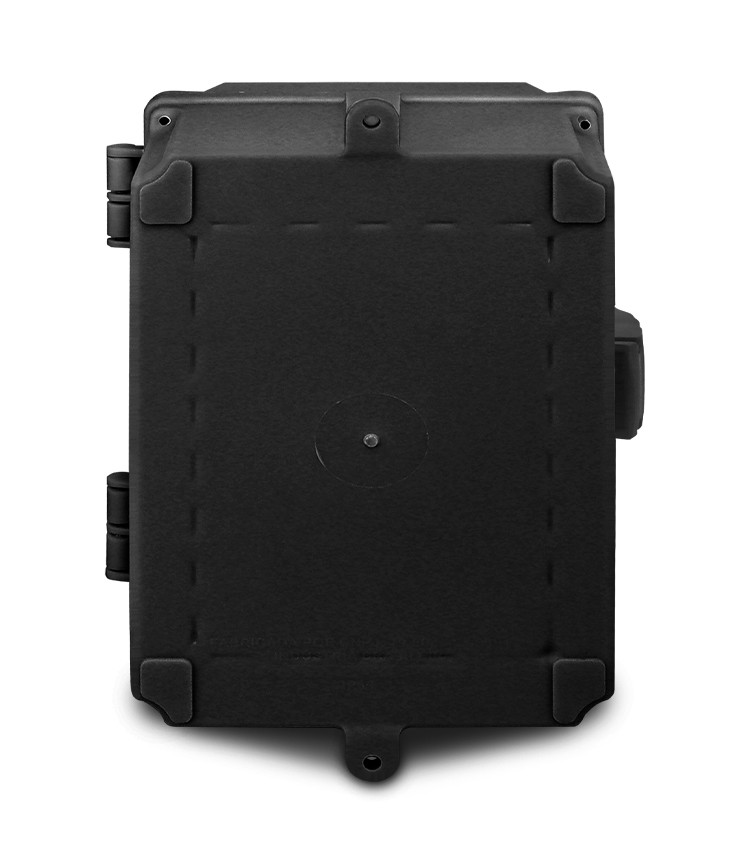 Quadro de Comando Caixa Plástica Preta P 20x14x14cm para Montagem de Materiais Elétricos - C201414-PT