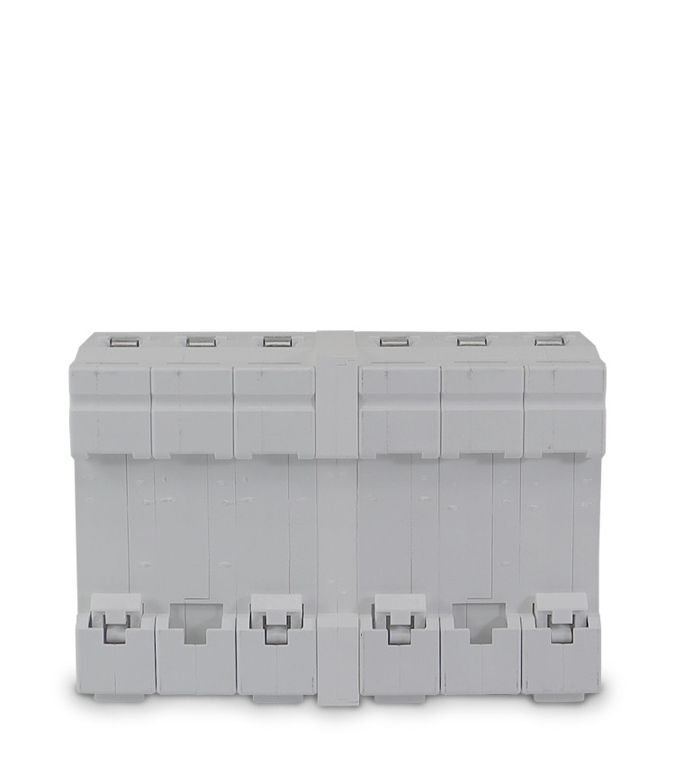 Chave de Transferência Rede Gerador Manual 63A 3 Polos para Trilho DIN com Disjuntor Intertravado - DZ-47 Chave de Transferência Rede Gerador Manual 63A 3 Polos para Trilho DIN com Disjuntor Intertravado - DZ-47