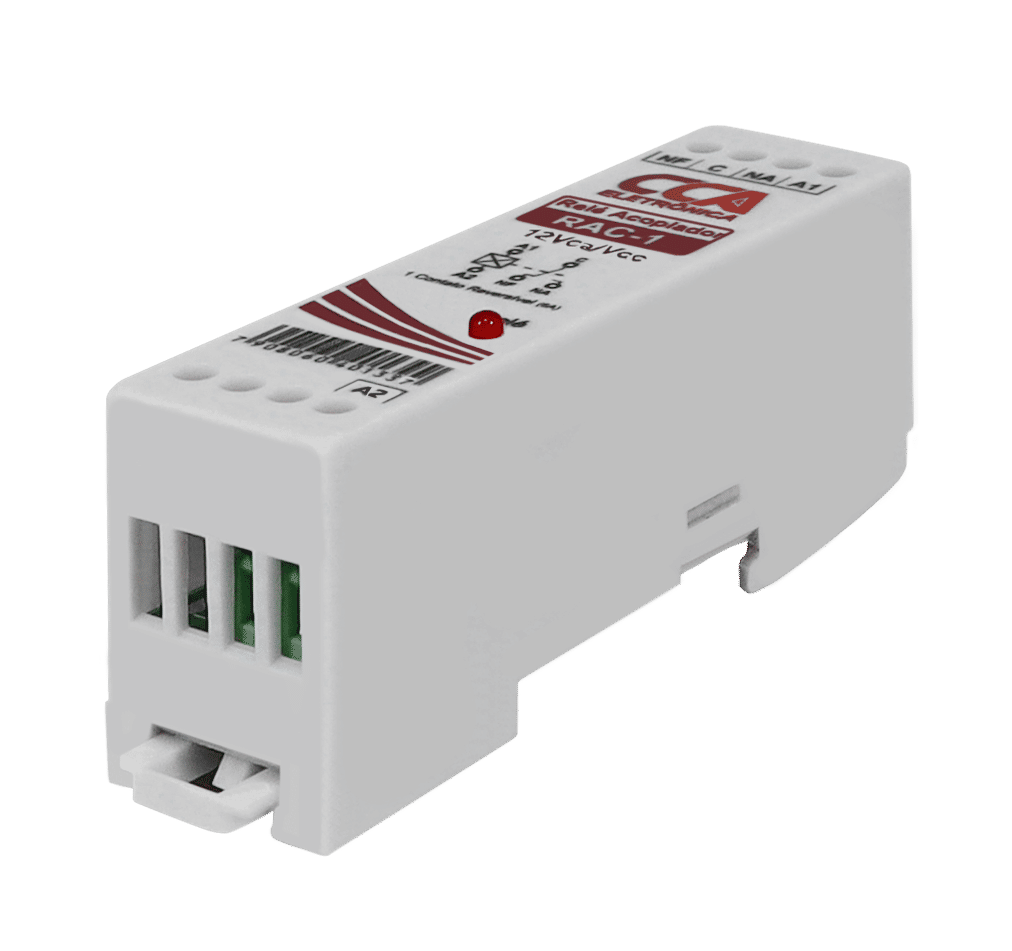 Relé Acoplador Interface 12V com 1 Contato Reversível