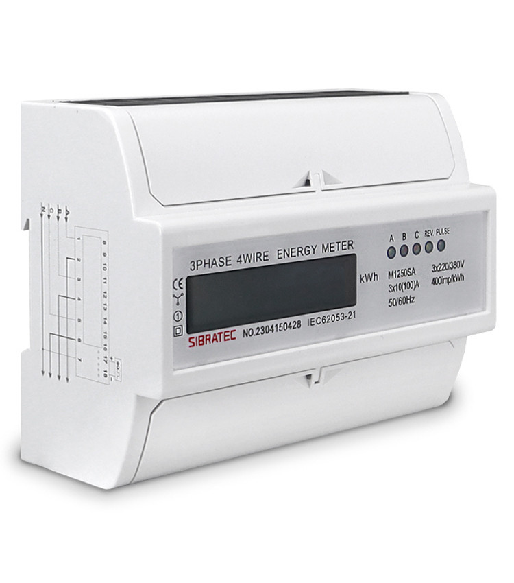 Medidor de Energia kWh Trifásico Medição Direta até 100A - DTS353 Medidor de Energia kWh Trifásico Medição Direta até 100A - DTS353