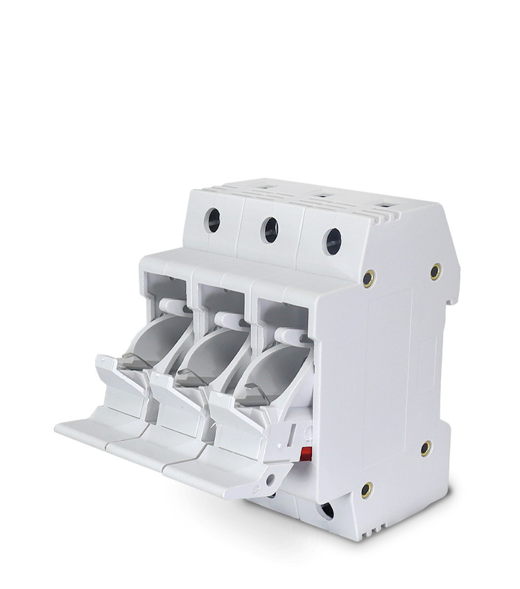 Porta Fusível Cartucho 3 Polos até 63A RO16 14x51mm 690V com LED Indicador - RT18-63 Porta Fusível Cartucho 3 Polos até 63A RO16 14x51mm 690V com LED Indicador - RT18-63