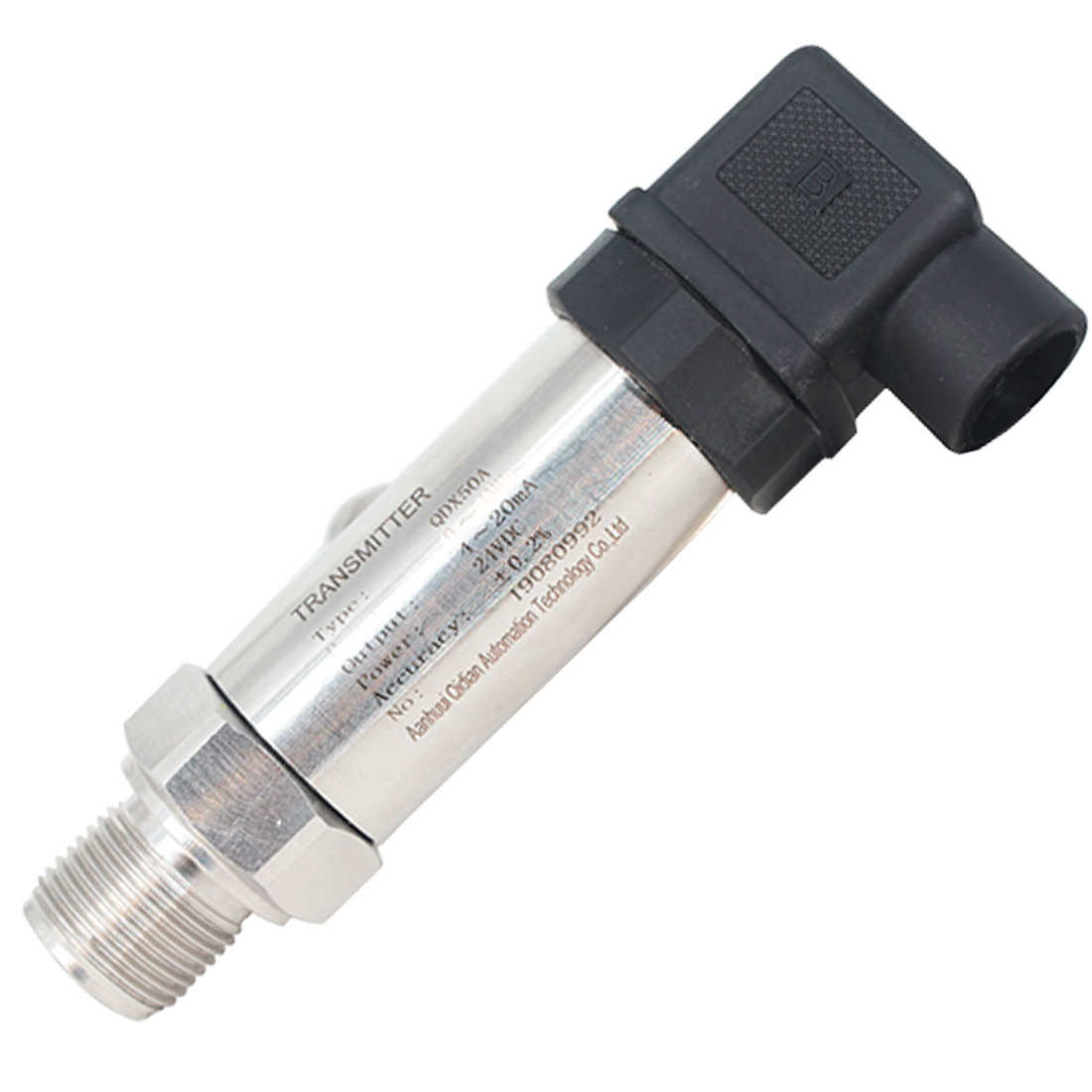 Transdutor De Pressão Negativa -1 A 0 Bar Vácuo 4-20ma G1/4 com Conector