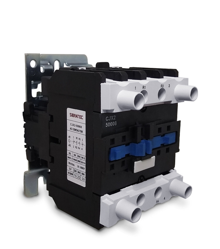 Contator Tetrapolar (2Na+2Nf) 50A Bobina 220V para Transferência de Redes - CJX2-50008