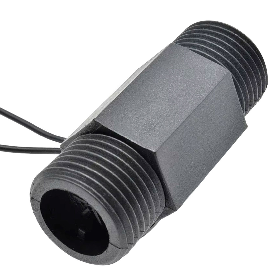 Sensor De Fluxo De Água Plástico Magnético Detector de Vazão G1/2 1NA Sensor De Fluxo De Água Plástico Magnético Detector de Vazão G1/2 1NA