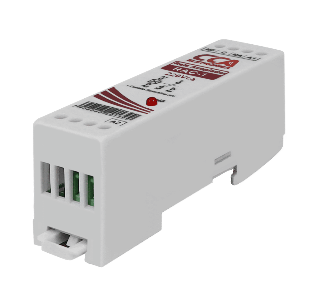 Relé Acoplador Interface 220V com 1 Contato Reversível