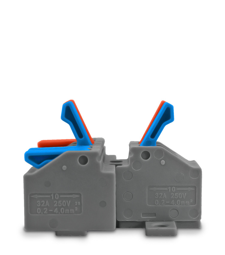 Conector Emenda Derivação Rápida 2 Entradas 6 Saídas Cabo até 4mm² Corrente máx. 41A - KV426
