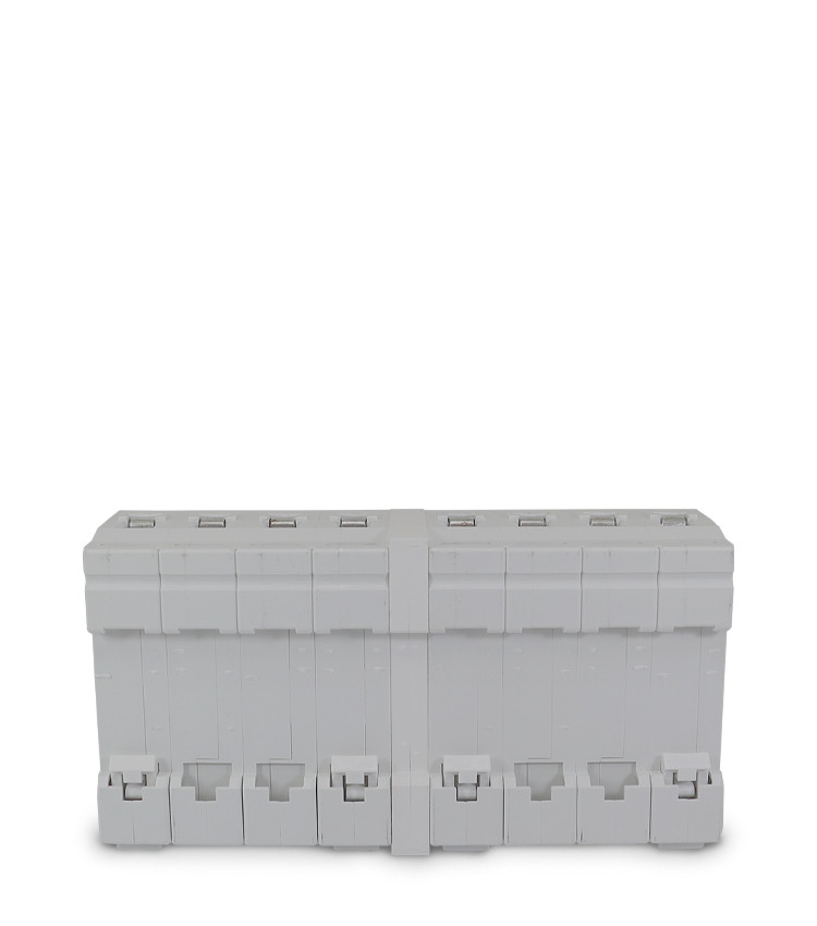 Chave de Transferência Rede Gerador Manual 63A 4 Polos para Trilho DIN com Disjuntor Intertravado - DZ-47