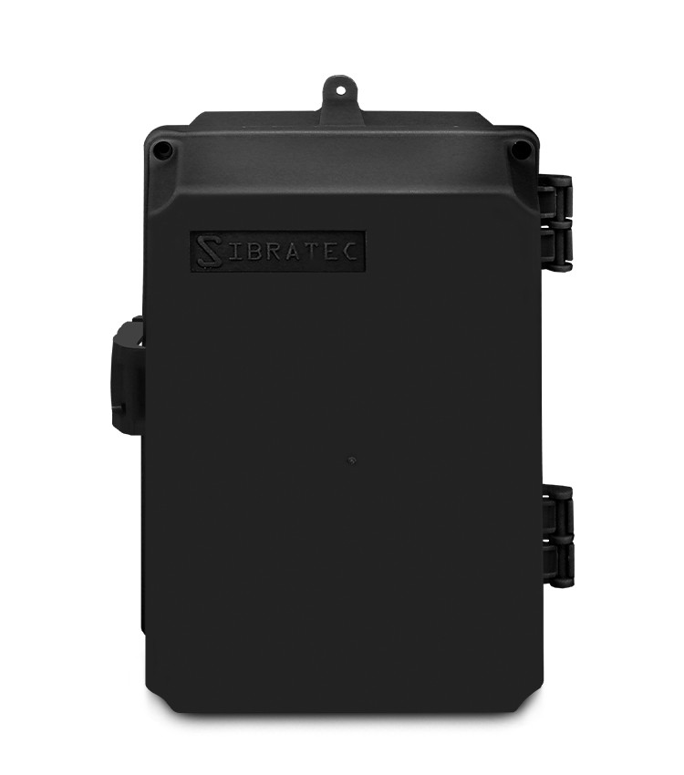 Quadro de Comando Caixa Plástica Preta P 20x14x14cm para Montagem de Materiais Elétricos - C201414-PT