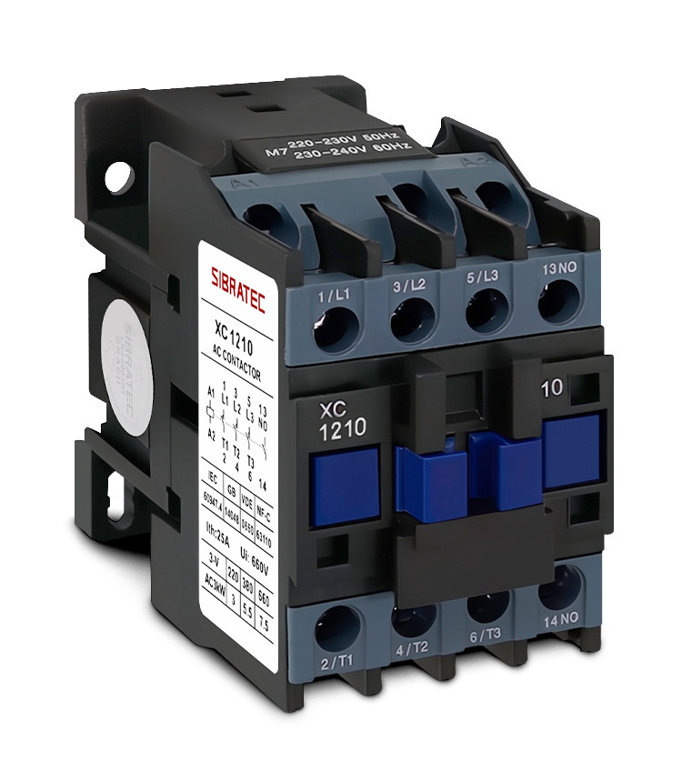 Kit Controle Nível Automático Chave Boia + Contator 12a Tripolar 220v