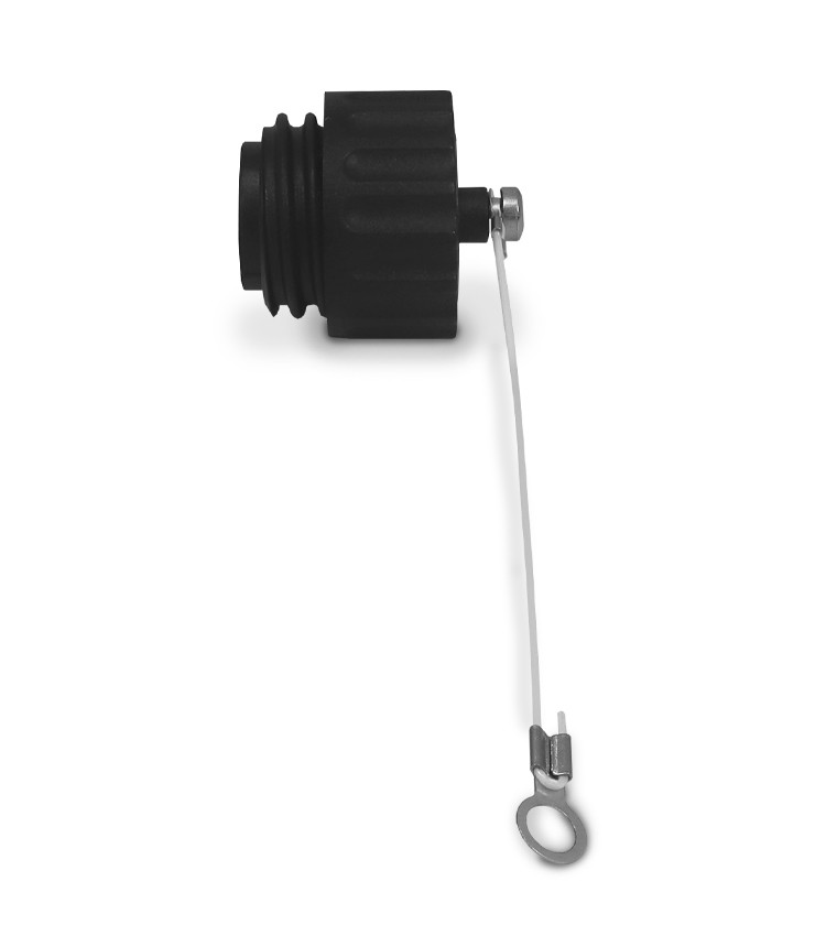 Kit Conector Fêmea + Macho 7 Vias com Tampa Blindado tipo Pendente para Cabo WA22