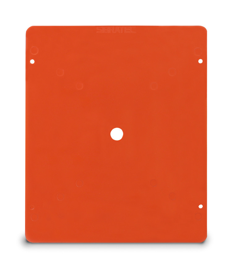 Placa de Montagem 31,5x24,5cm para Quadro G 35x26x17cm Plástico cor Laranja