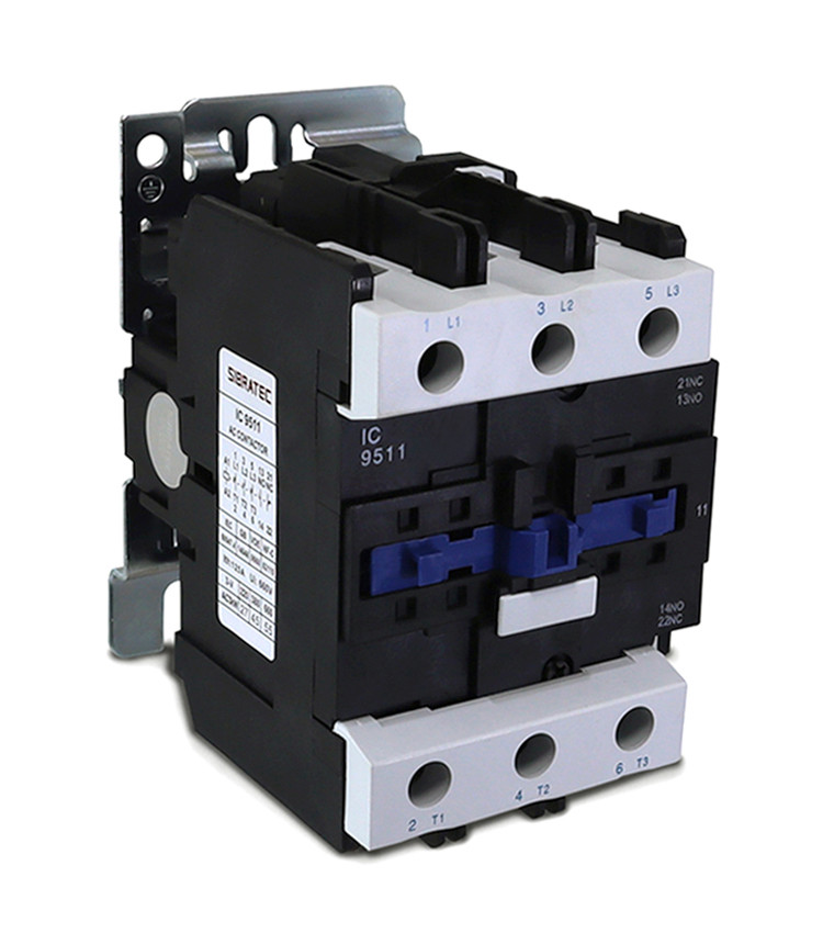 Contator Tripolar 95A 9511 Bobina 220V com 2 Contato aux. 1NA+1NF Contator Tripolar 95A 9511 Bobina 220V com 2 Contato aux. 1NA+1NF