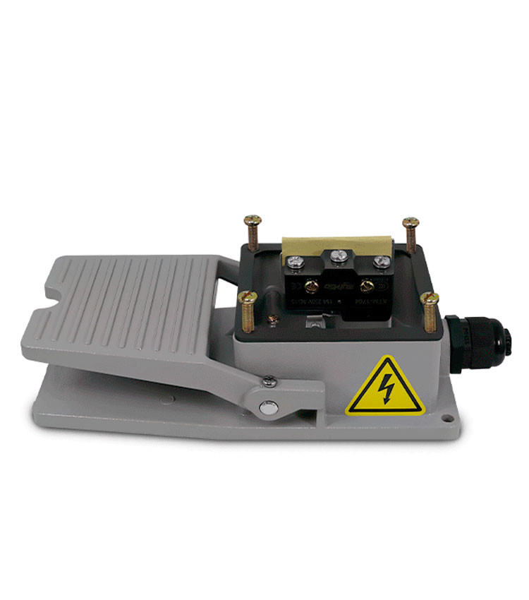 Pedaleira Metálica com Capa Proteção Lateral e Superior com 1 Contato Reversível - SFMS1